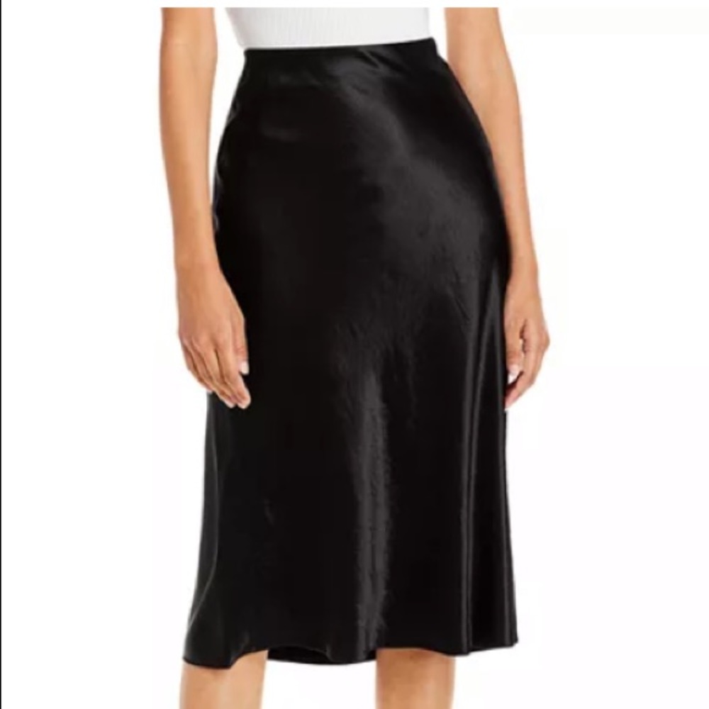 VINCE Satin Slip Skirt